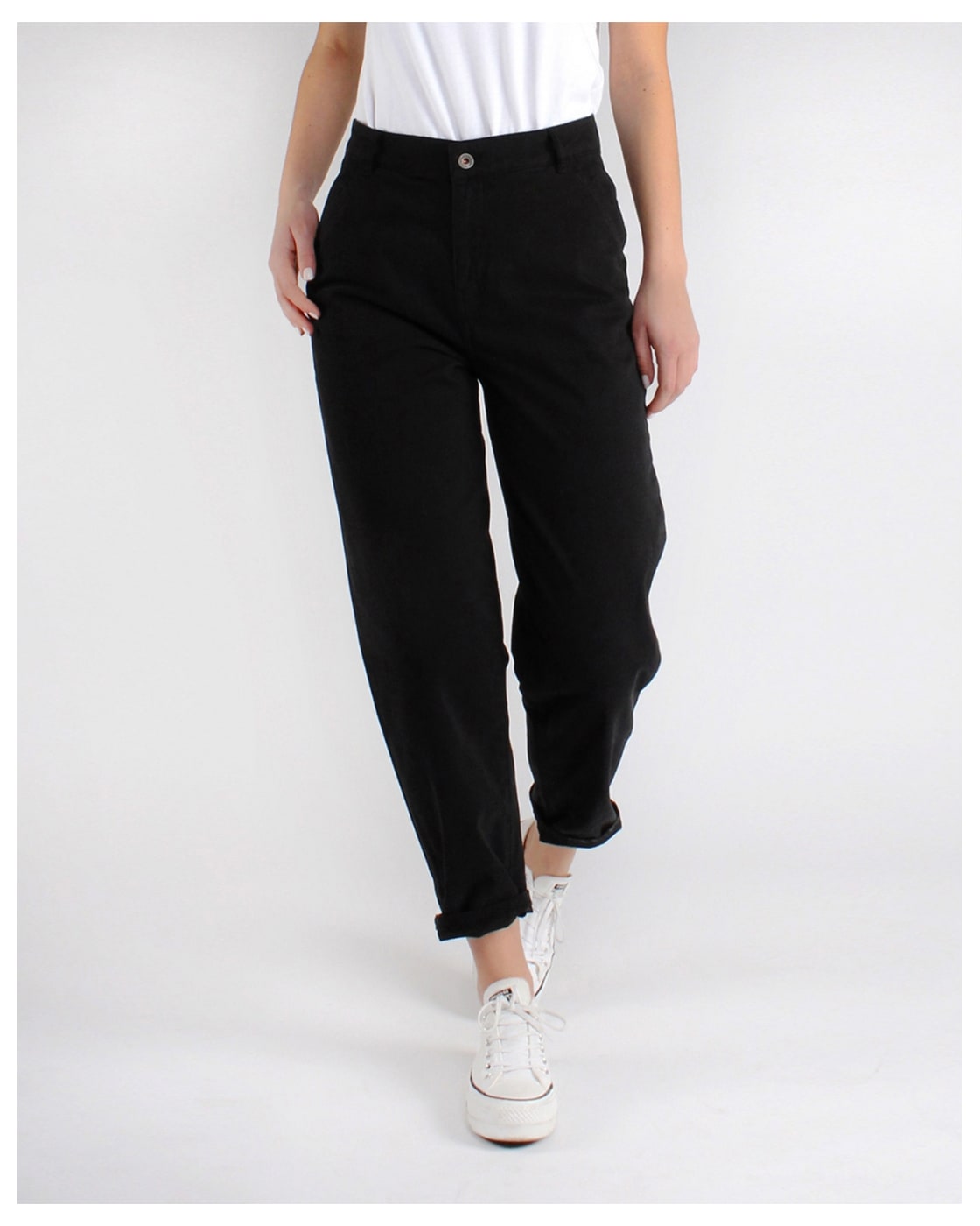 kuyichi Lara Chino Black