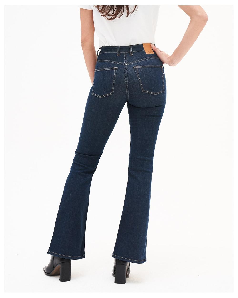 Kuyichi Lisette Flare Dark Rinse