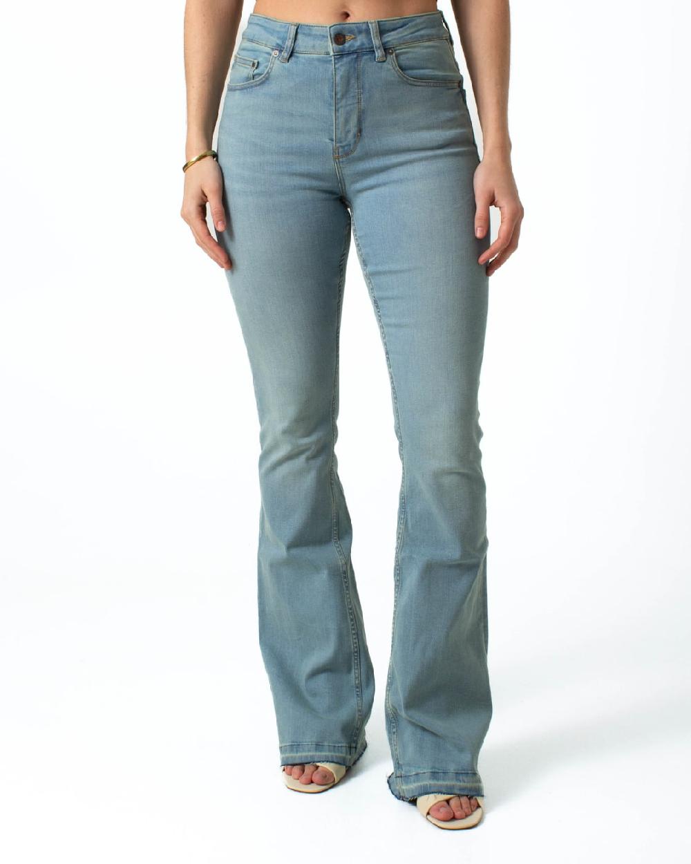 Kuyichi Lisette Flare Overdye Ripped Hem