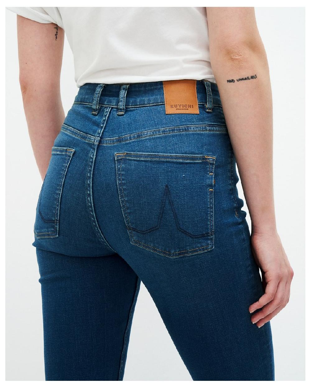 Kuyichi Lisette Flare Pale Blue