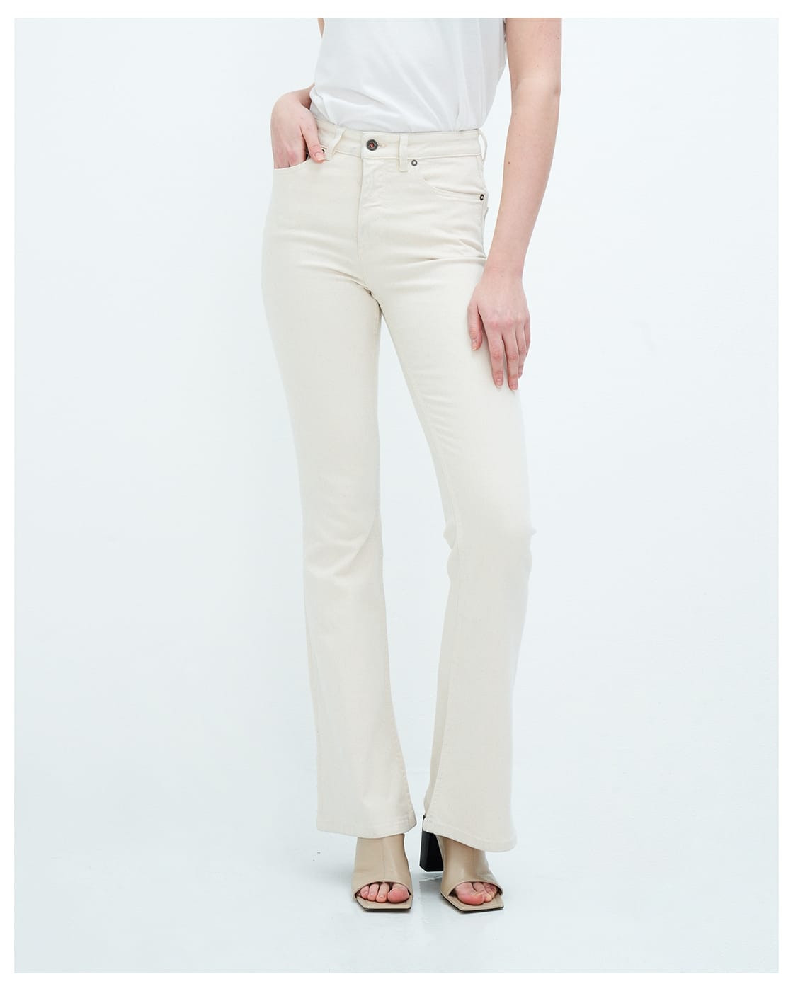 kuyichi Lisette Flare Undyed