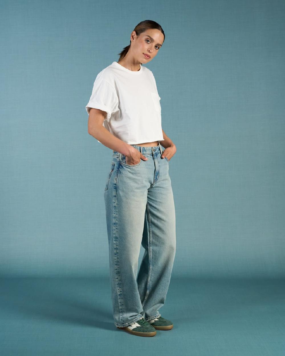 kuyichi Lucy Loose Vintage Blue