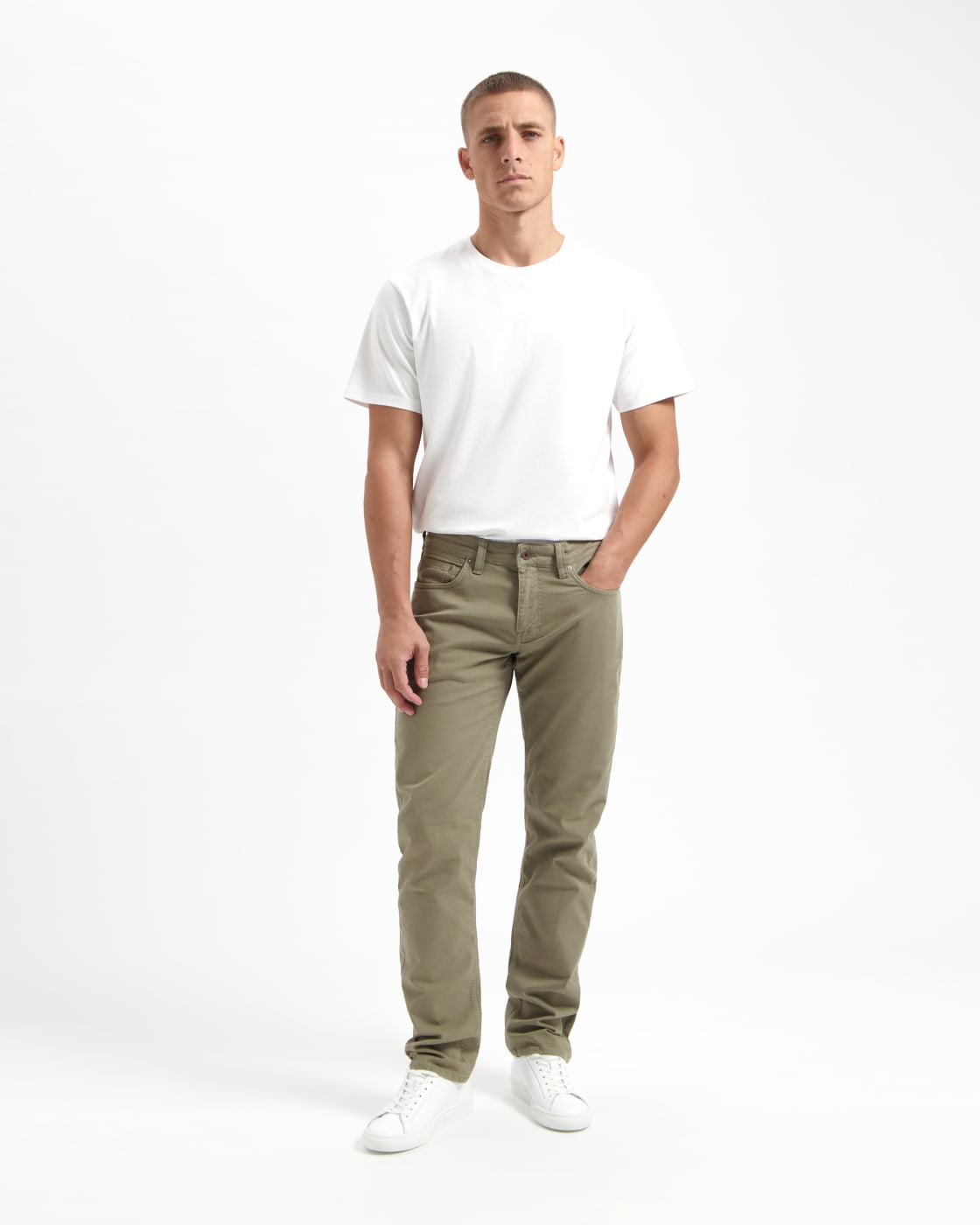 Kuyichi Nick Straight Army Green
