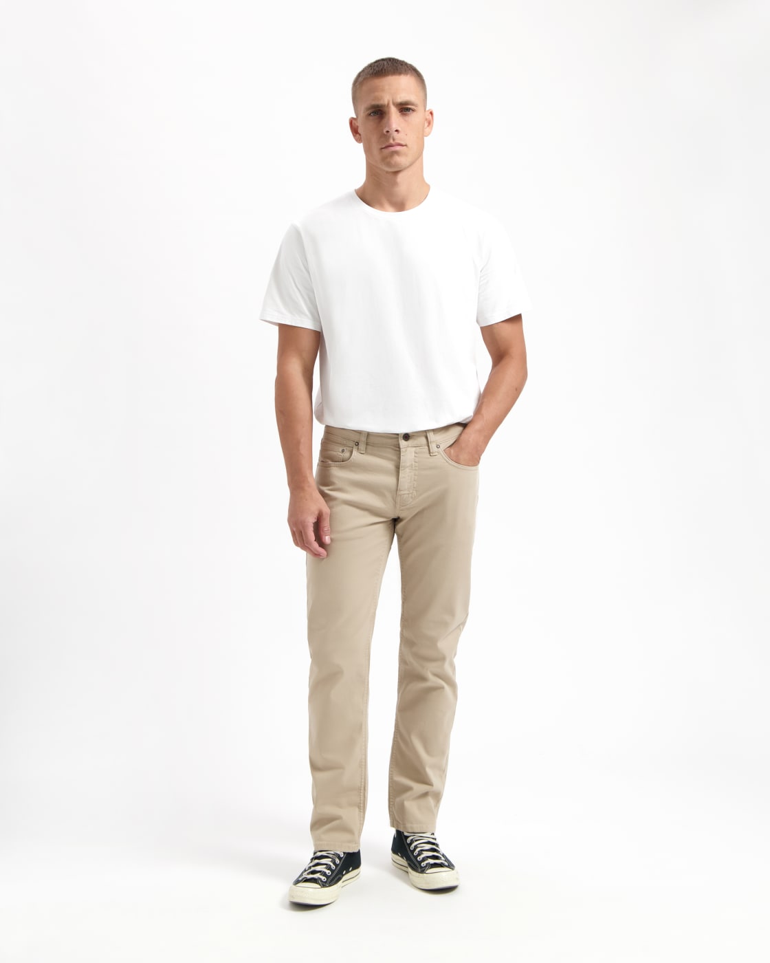 Kuyichi Nick Straight Sand