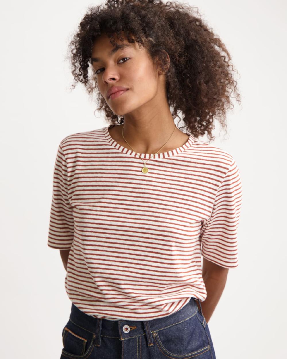 Kuyichi Olivia Striped Tee