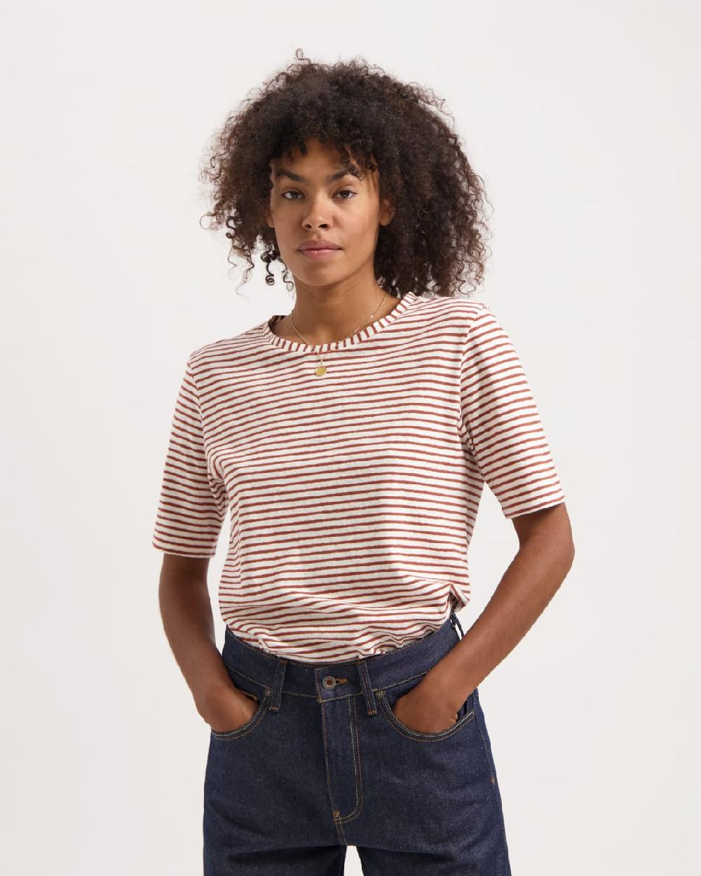 kuyichi Olivia Striped Tee