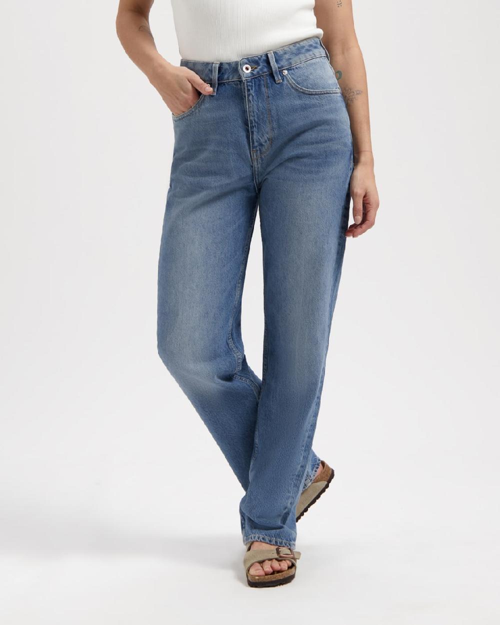 Kuyichi Rosa Straight Soul Blue