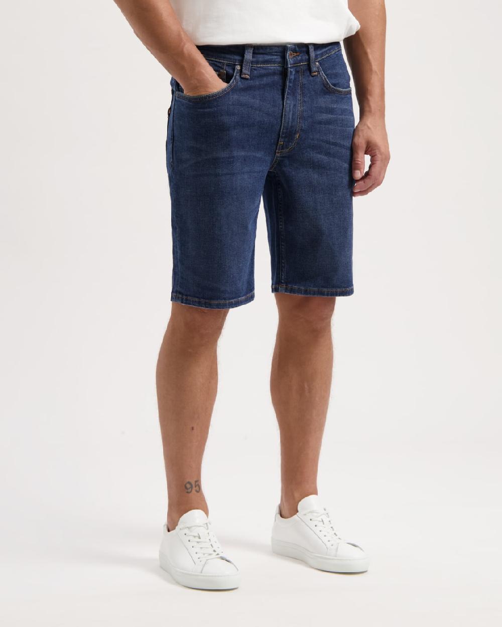 kuyichi Scott Short Basic Blue