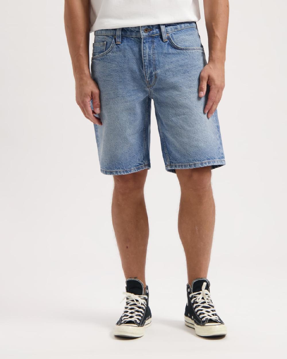 kuyichi Scott Short Frost Blue