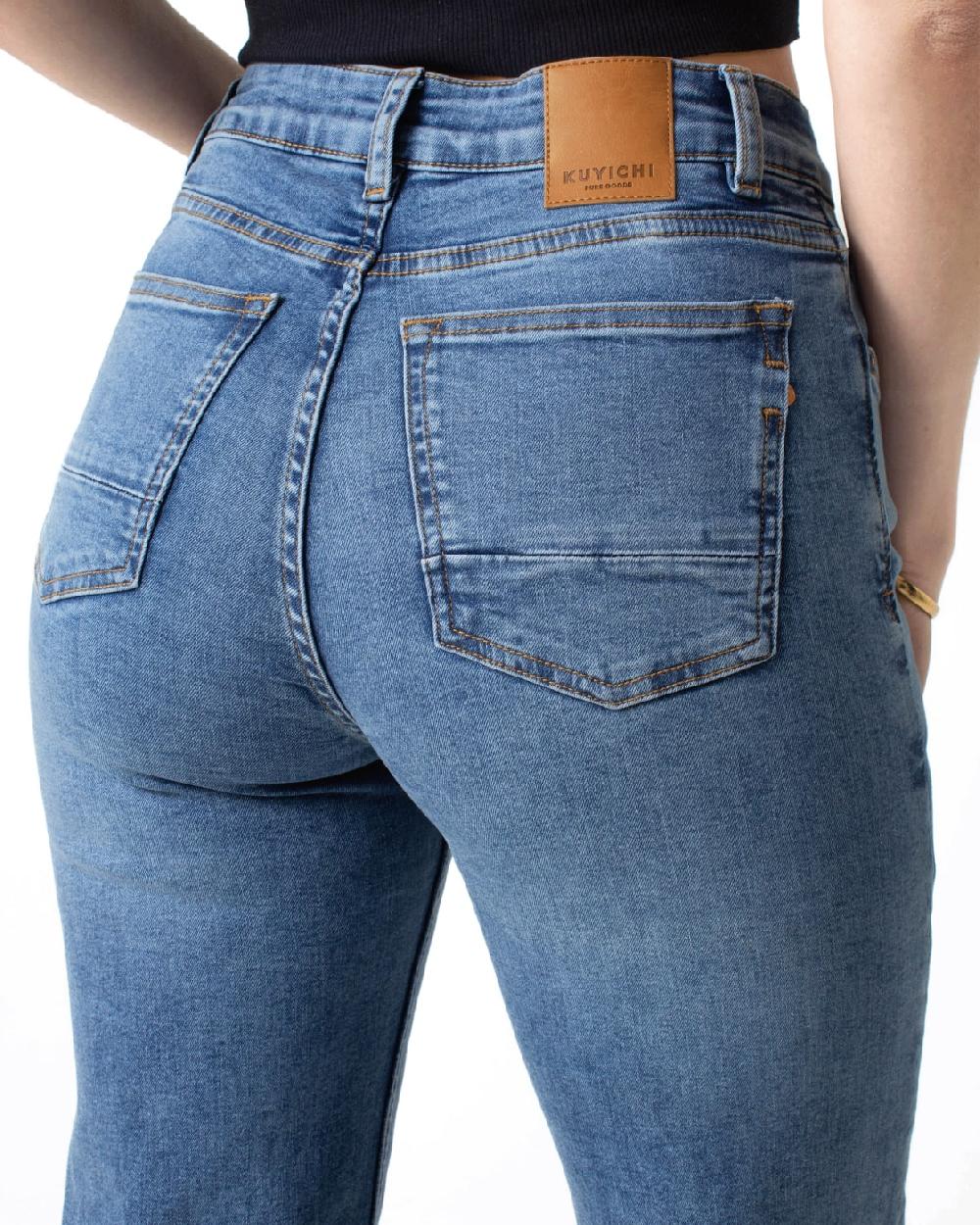 Kuyichi Suzie Slim Sky High