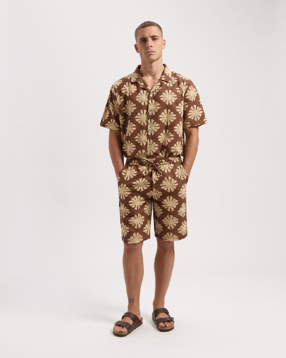 Kuyichi Tyler Linen Printed Short
