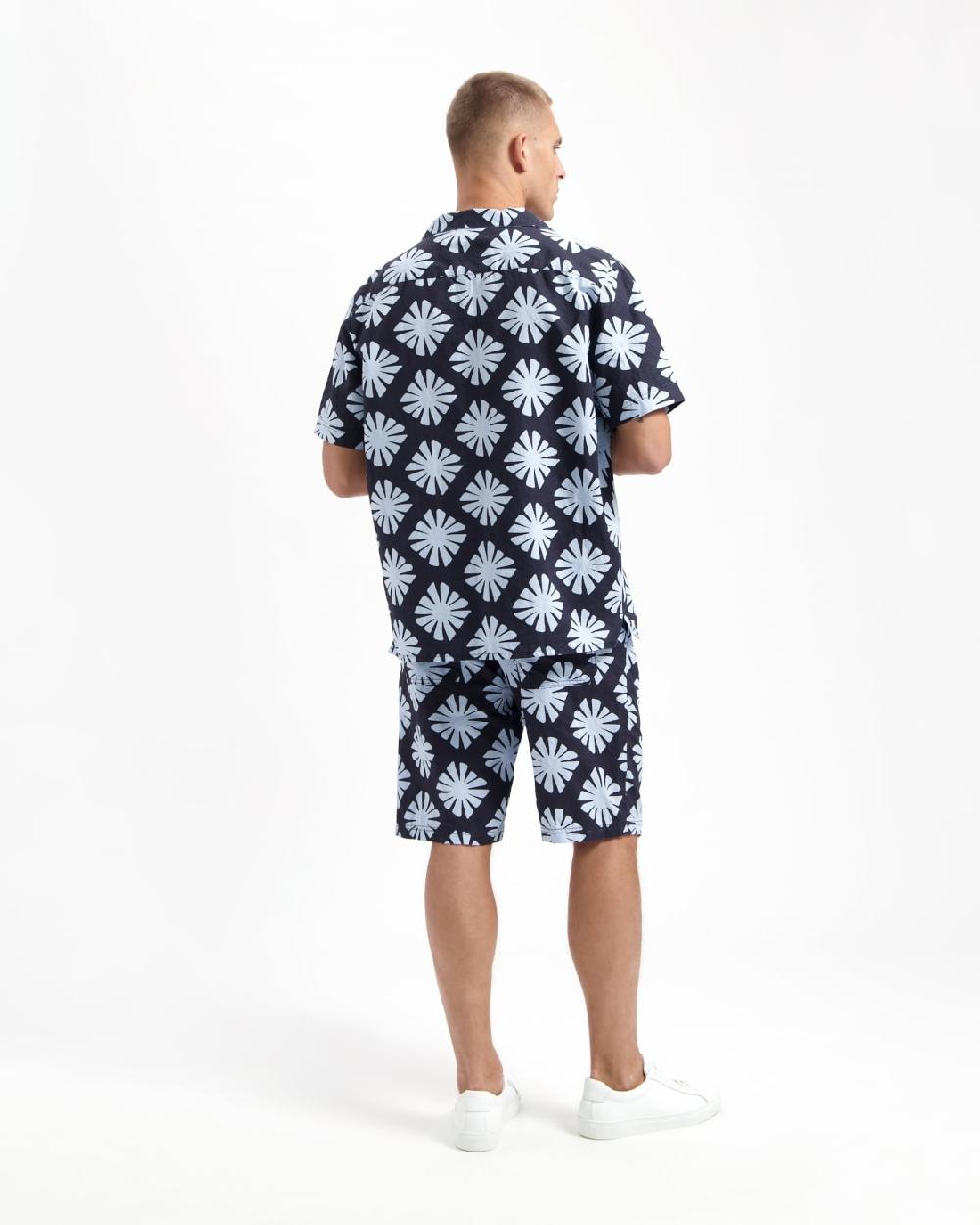 Kuyichi Tyler Linen Printed Short