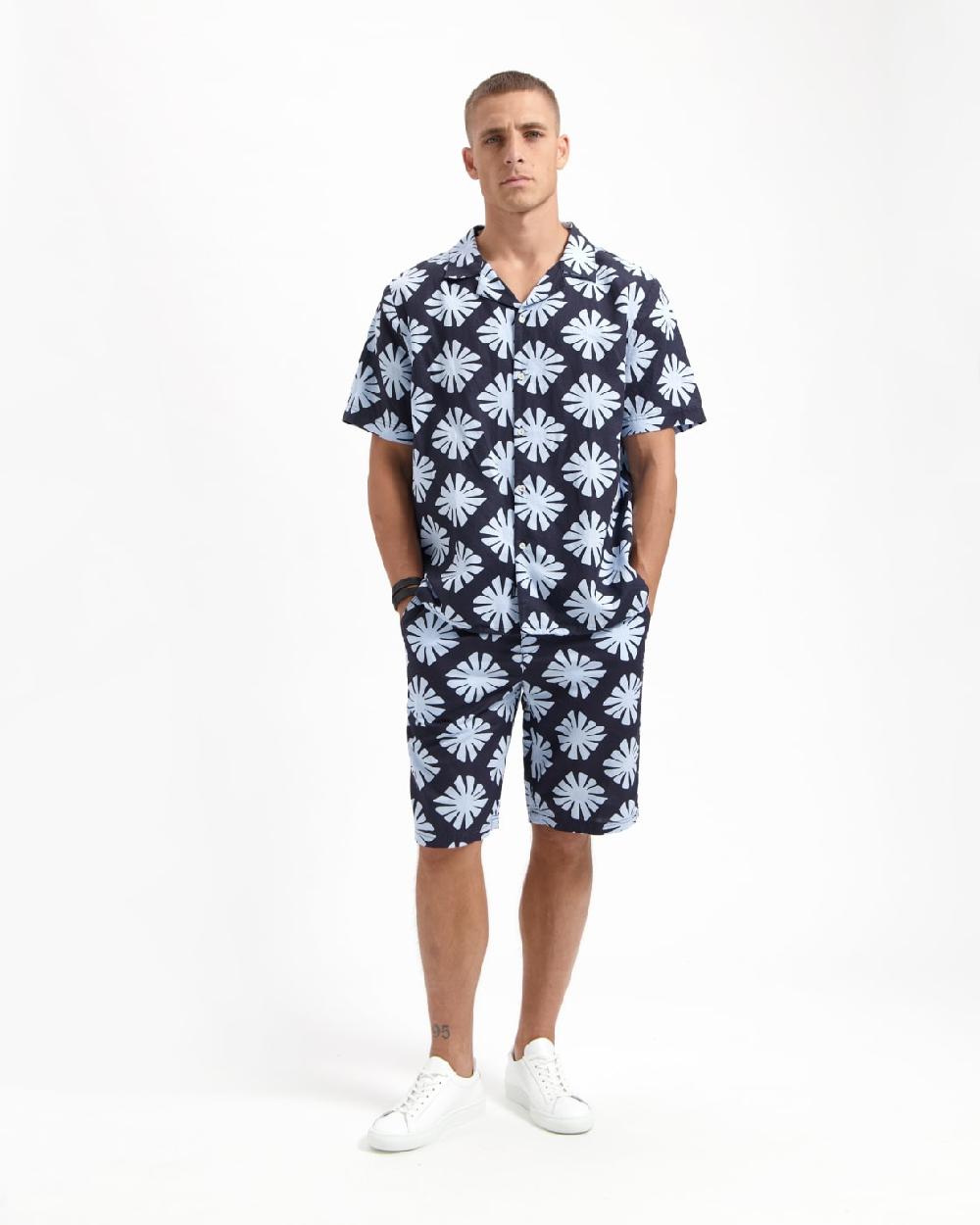 Kuyichi Tyler Linen Printed Short