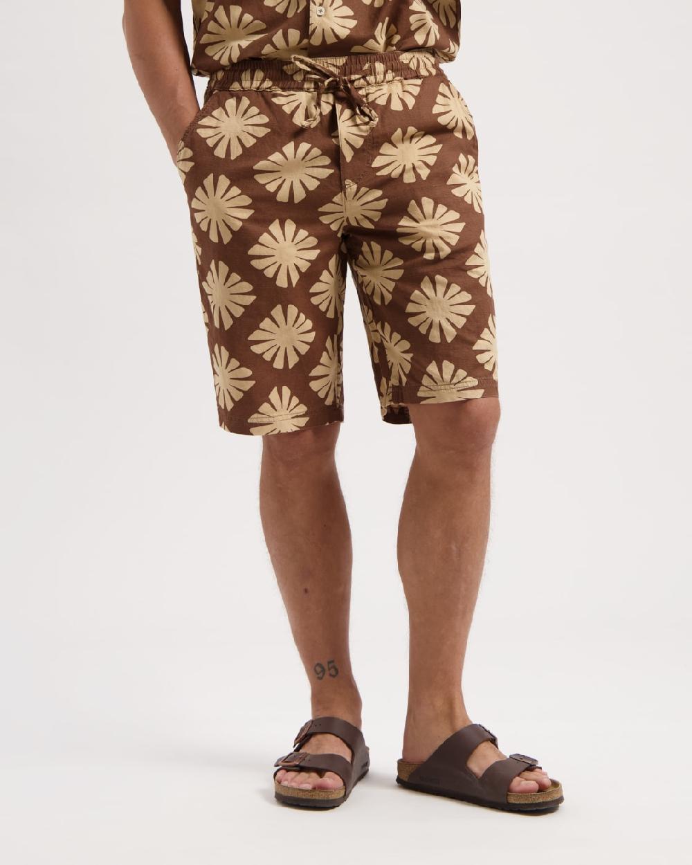 kuyichi Tyler Linen Printed Short