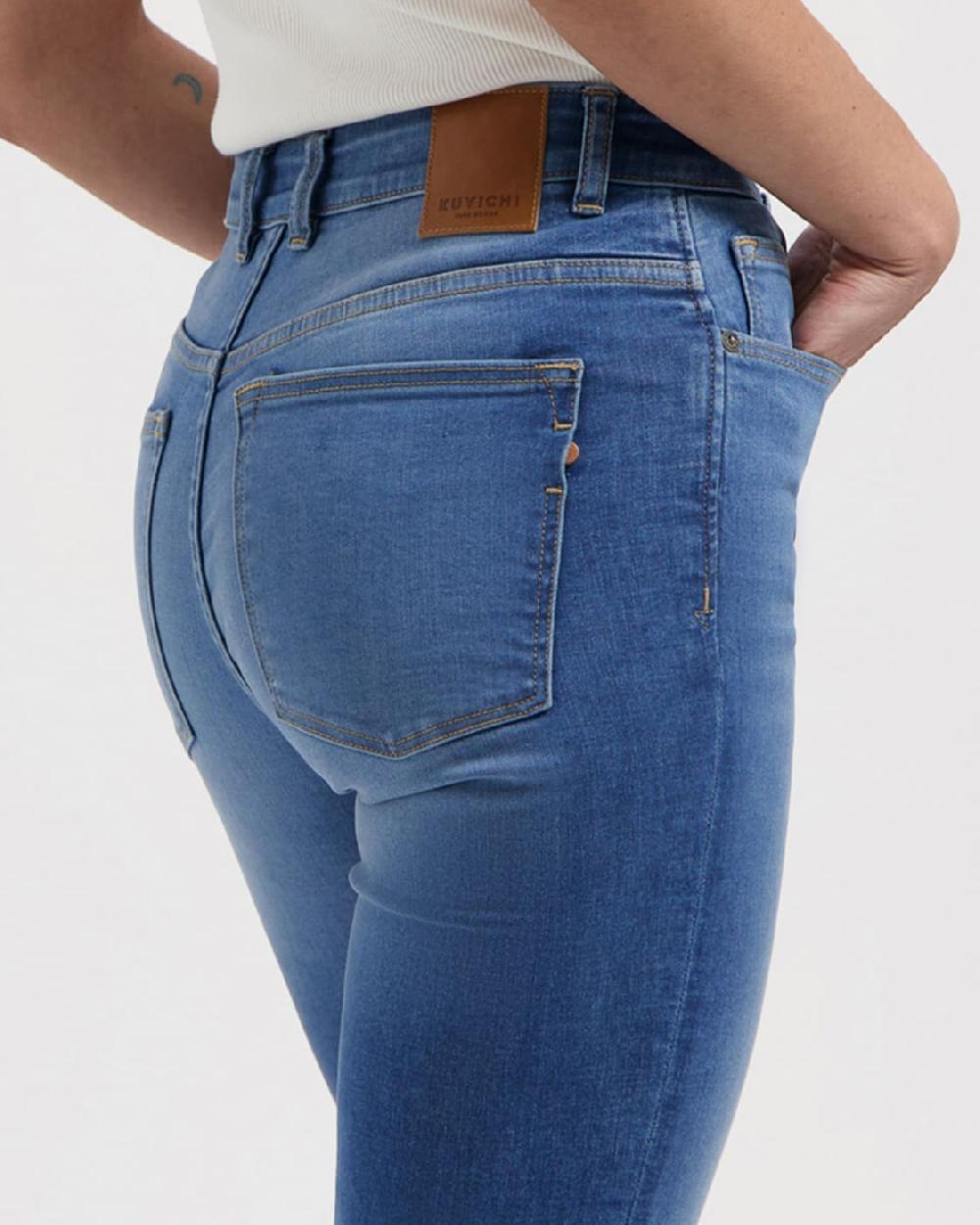 Kuyichi Zoe High Rise Bootcut Standard Blue