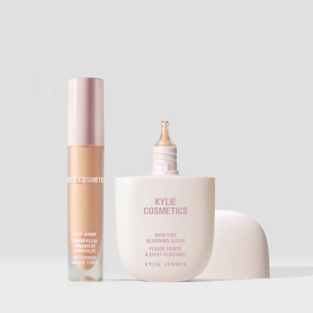 kylie cosmetics Skin Tint Blurring Elixir & Power Plush Concealer Duo