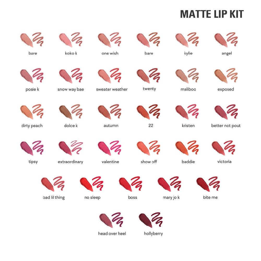 Kylie Cosmetics The Smokey Palette & Matte Lip Kit Duo