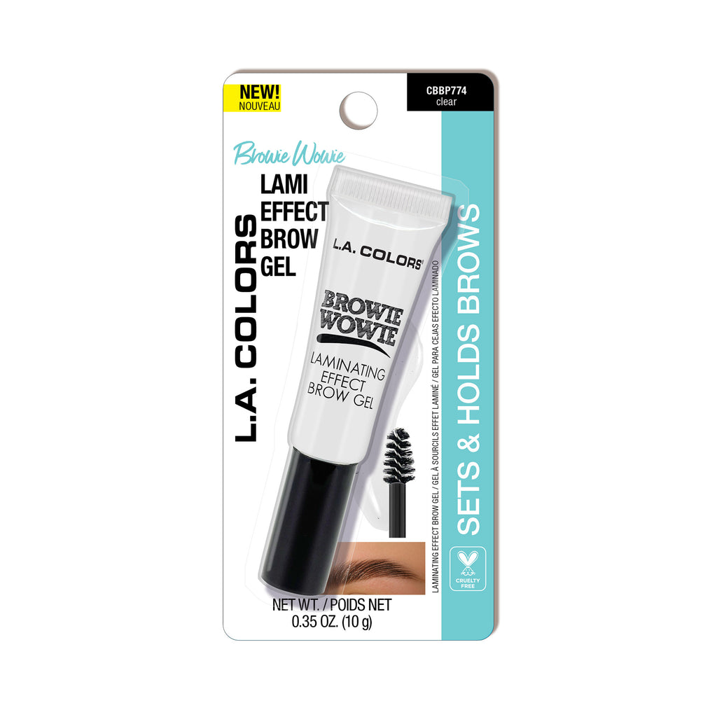 l.a. colors Browie Wowie Laminating Effect Brow Gel (carded)