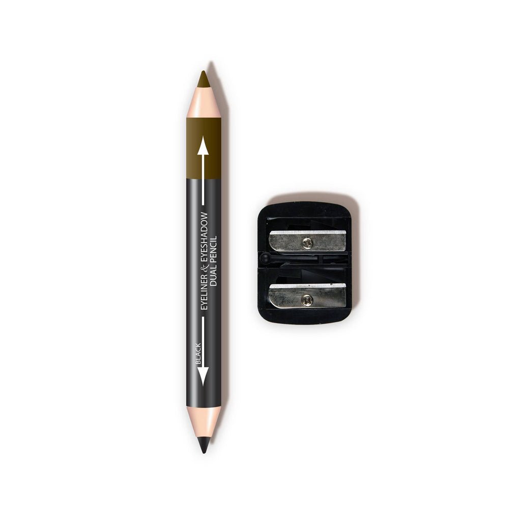 L.a. Colors Dual Liner & Shadow Pencil W/ Sharpener (carded)