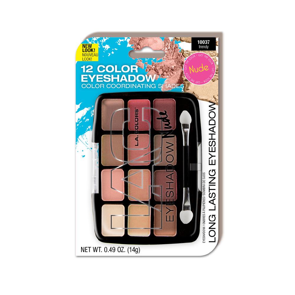 L.a. Colors 12 Color Eyeshadow Palette (carded)