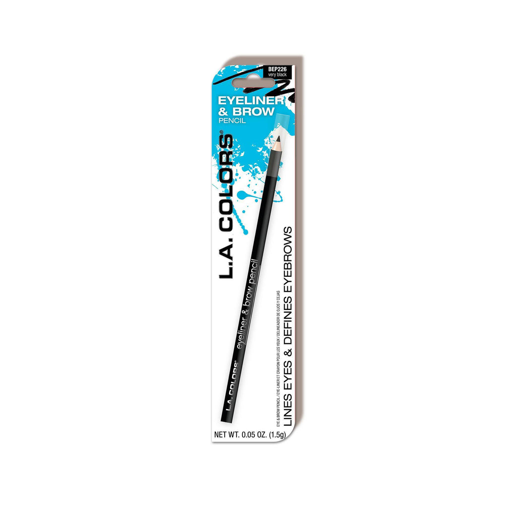 l.a. colors 7" Eyeliner & Brow Pencil (carded)