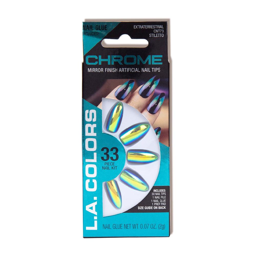 L.a. Colors Chrome Nail Tips (carded)
