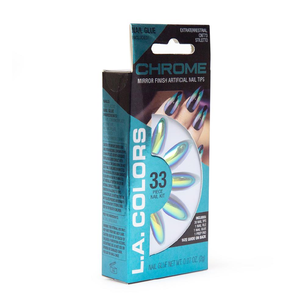 L.a. Colors Chrome Nail Tips (carded)