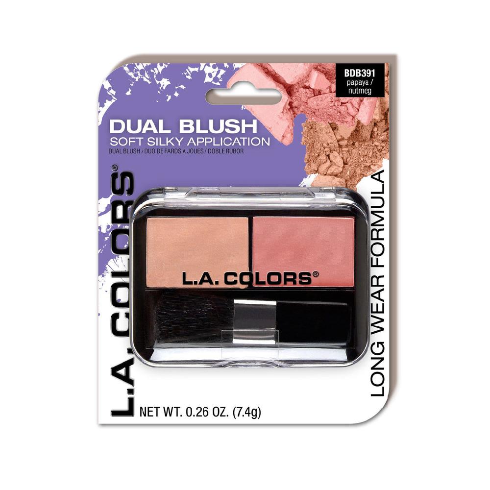 l.a. colors Dual Blush (carded)