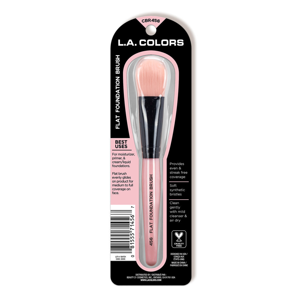 L.a. Colors Essential Pink Flat Foundation Brush