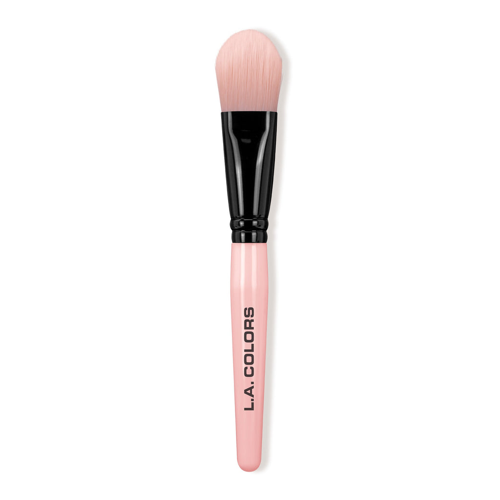 l.a. colors Essential Pink Flat Foundation Brush