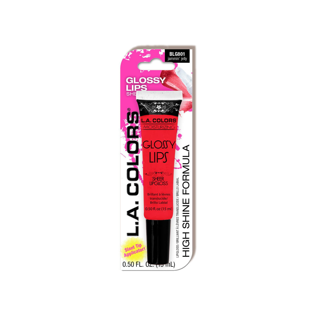 l.a. colors Glossy Lips Sheer Lipgloss (carded)