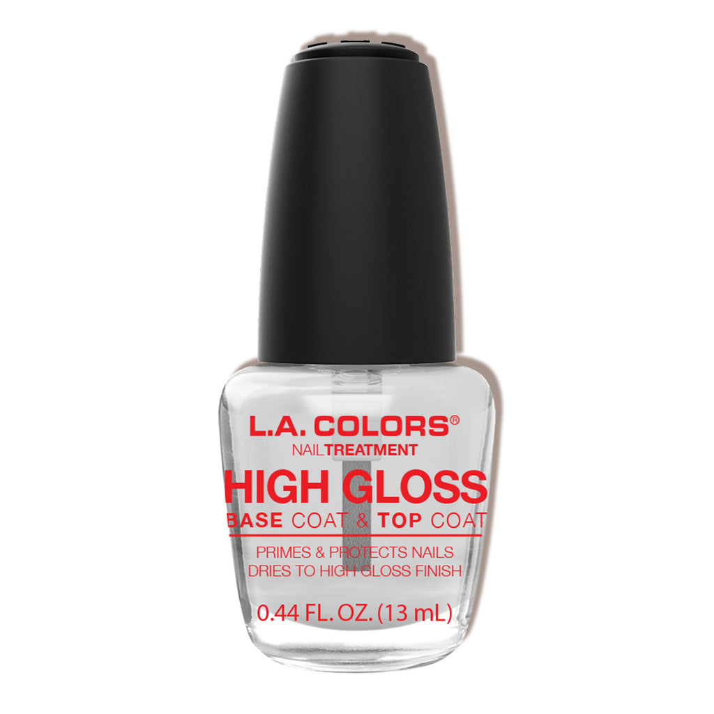 l.a. colors High Gloss Base Coat & Top Coat Treatment