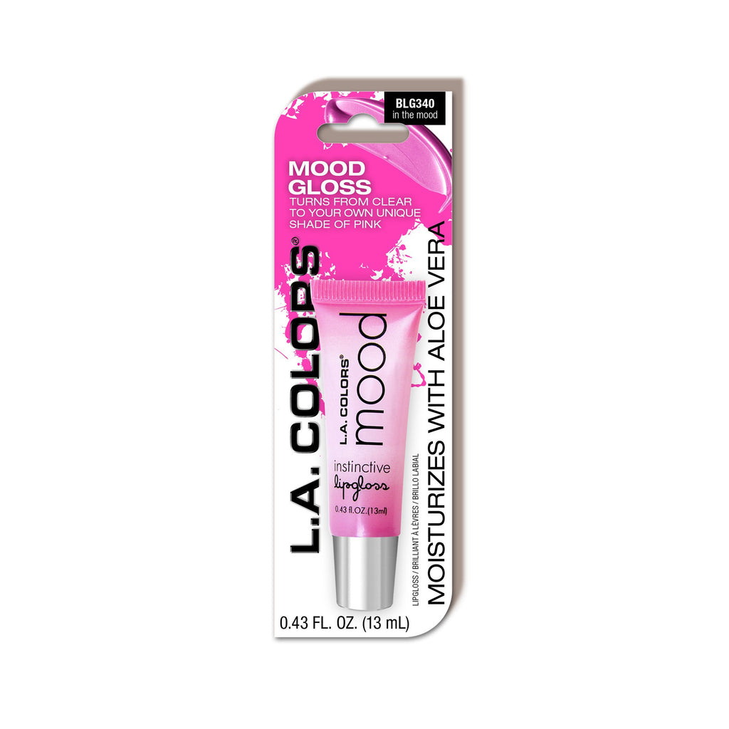 l.a. colors Mood Lipgloss (carded)
