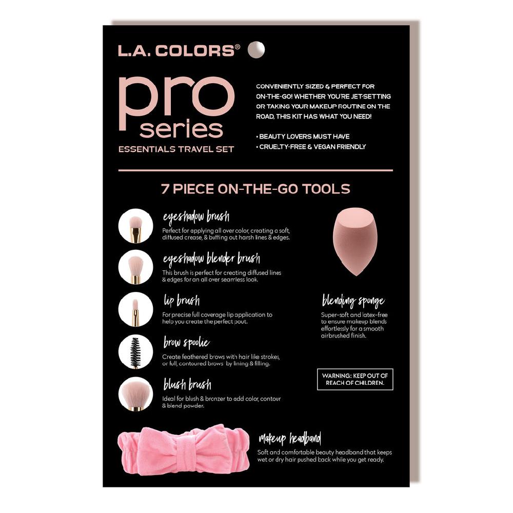 L.a. Colors Pro Series - 7pc Essentials Travel Set