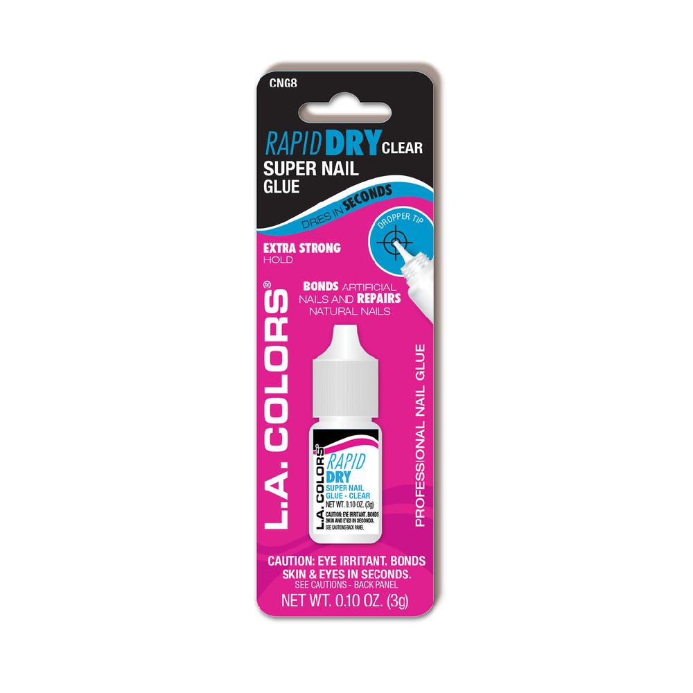 l.a. colors Rapid Dry Super Nail Glue (carded)