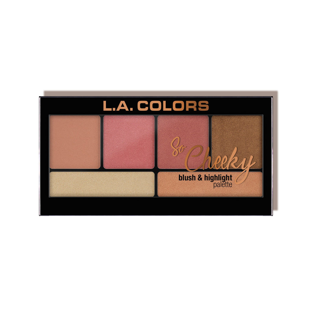 L.a. Colors So Cheeky Blush And Highlight Palette