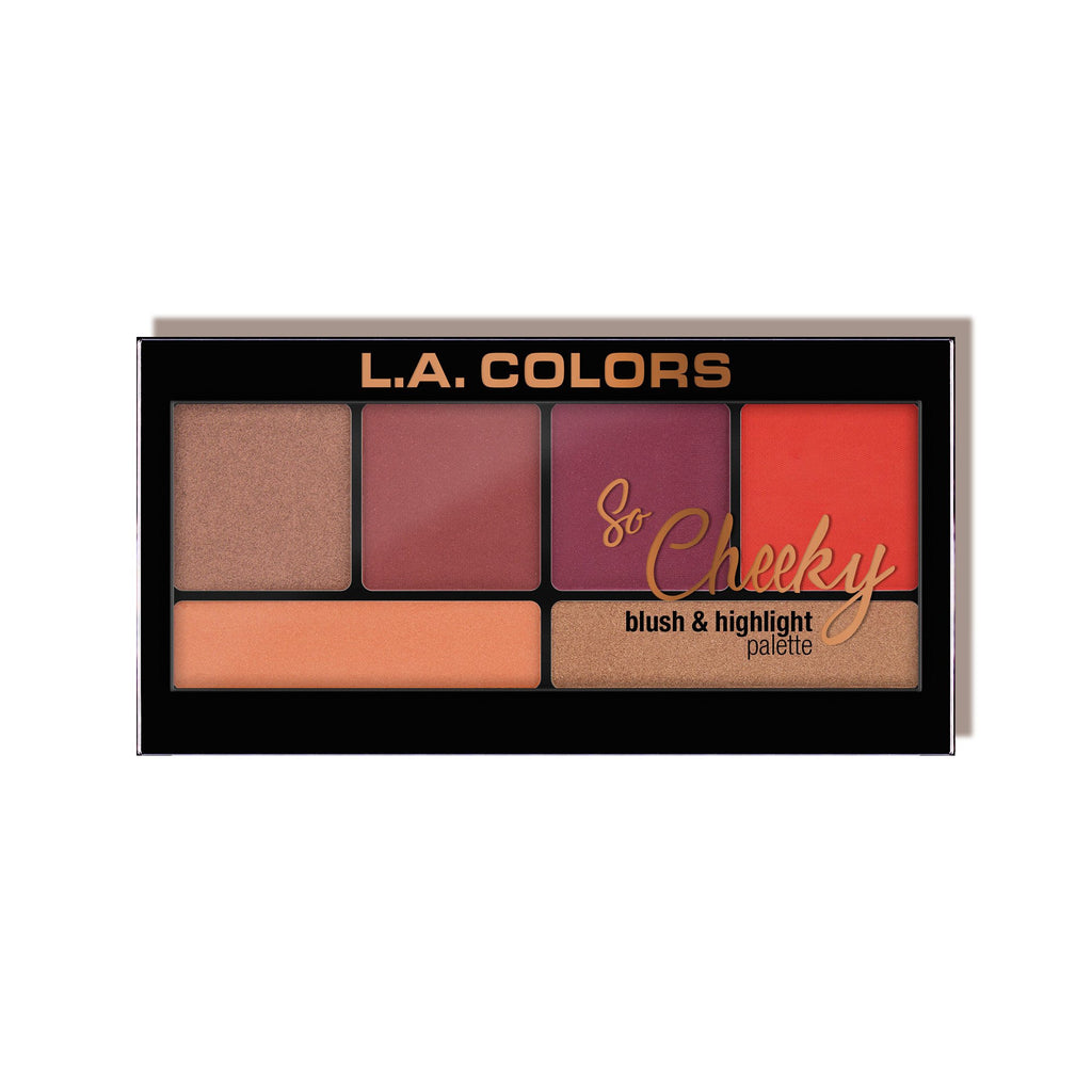 L.a. Colors So Cheeky Blush And Highlight Palette
