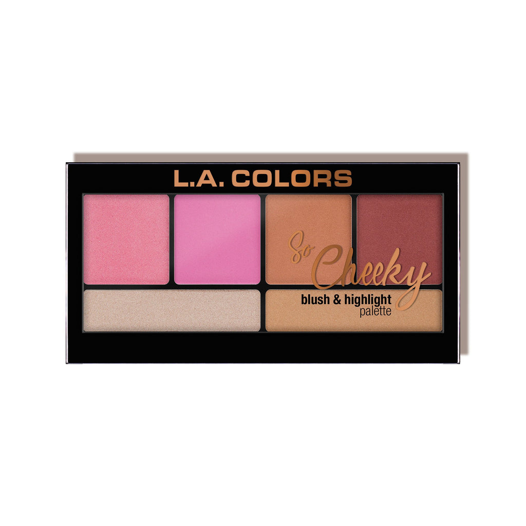 l.a. colors So Cheeky Blush and Highlight Palette