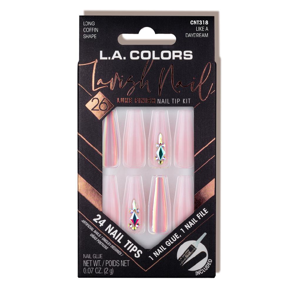 L.a. Colors Lavish Nail Luxe Finish Nail Tip Kit (carded)