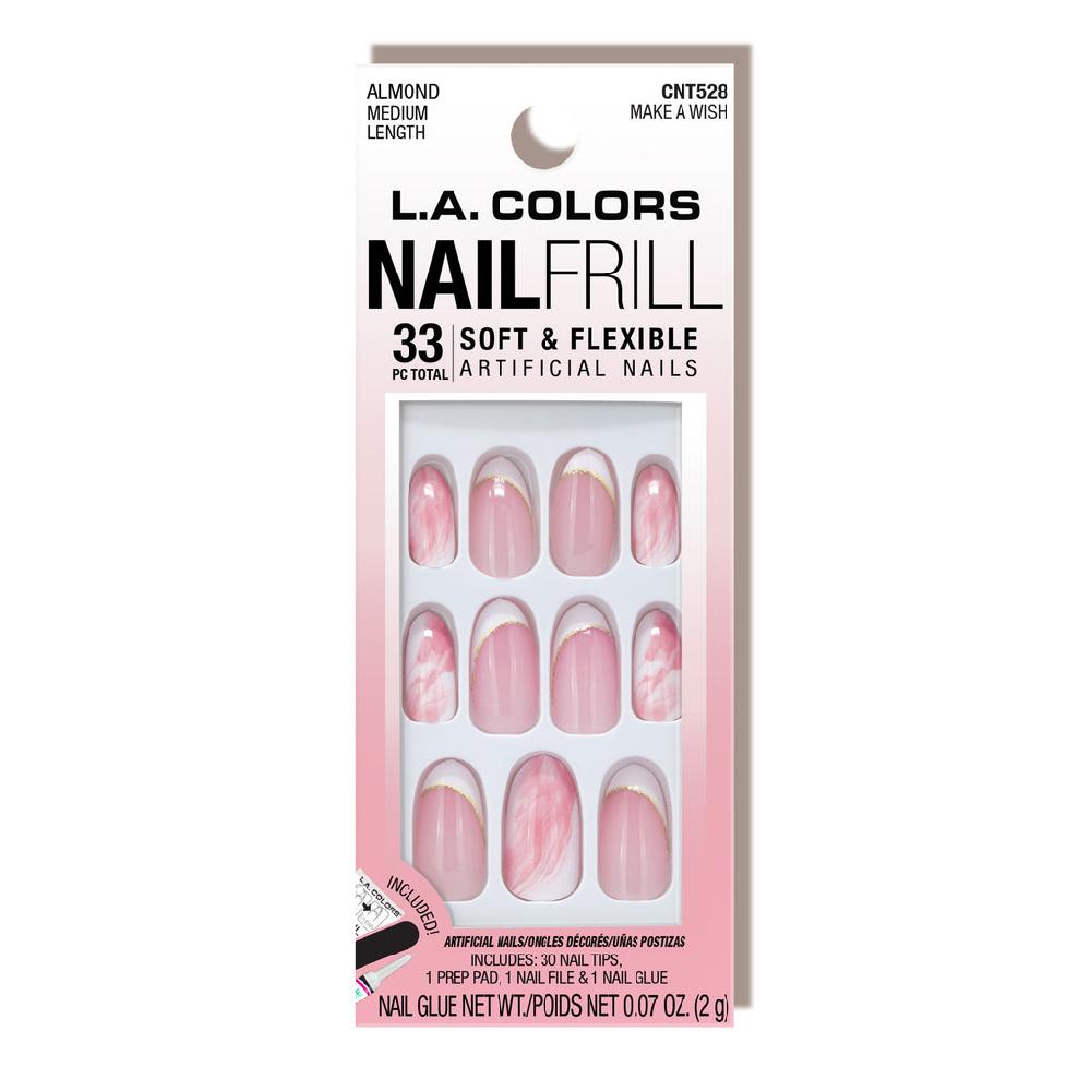 L.a. Colors Nail Frill Soft & Flexible Artificial Nails