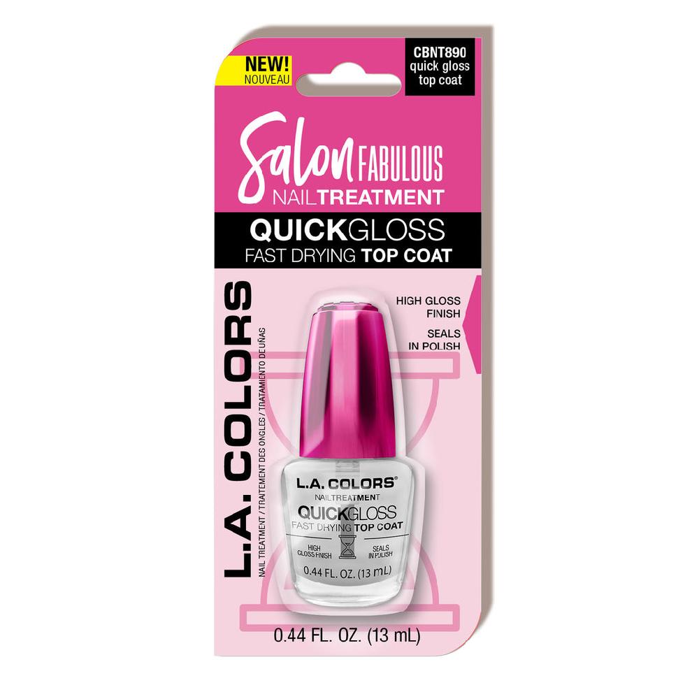 L.a. Colors Salon Fabulous Nail Treatments - Quick Gloss Fast Drying Top Coat