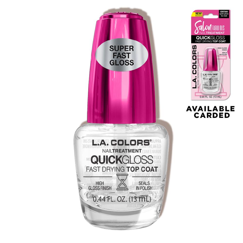 l.a. colors Salon Fabulous Nail Treatments - Quick Gloss Fast Drying Top Coat