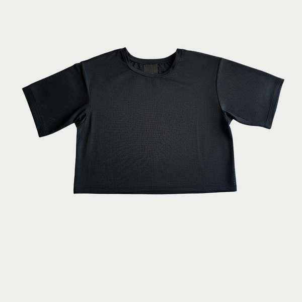 L.a. Gear LA Gear Women’s Cropped Mesh Tee | Black