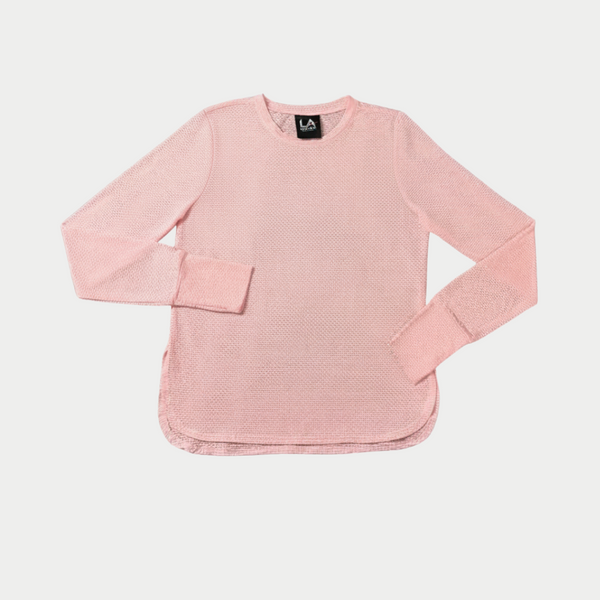 L.a. Gear LA Gear Women’s Long Sleeve Mesh Tee | Pink