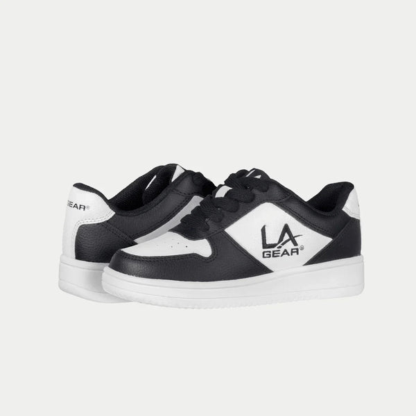L.a. Gear LA Gear Kids Edge Lowtop | Black X White Logo