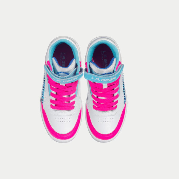 L.a. Gear LA Gear Kids Flame Hightop | White X Pink X Blue