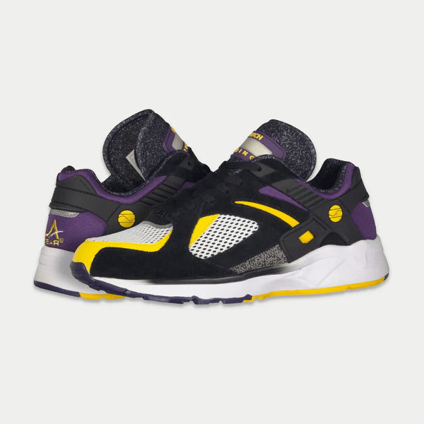 L.a. Gear LA Gear Men's Catapult Light-Up Lowtop | Black X Purple X Yellow