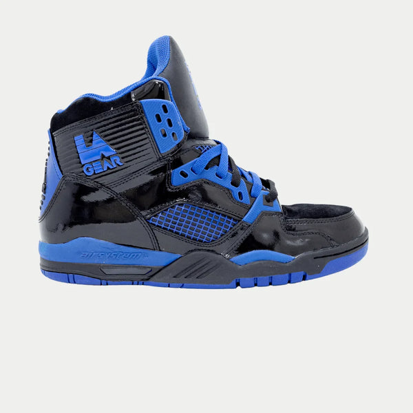 l.a. gear LA Gear Men's KAJ Vintage Hightop | Blue x Black