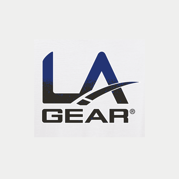 L.a. Gear LA Gear Men's Short Sleeve Classic Logo Tee | Blue X Black Gradient