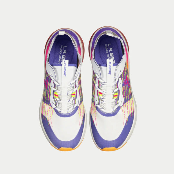 L.a. Gear LA Gear Women's Artesia Lowtop | White X Purple X Orange
